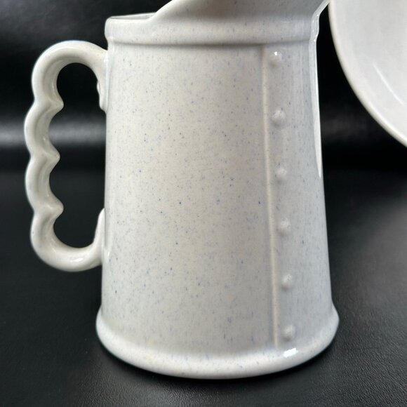 Metlox Pitcher Provincial Blue Homestead Poppytrail Vernon 24 Ounce VTG - Picture 4 of 4